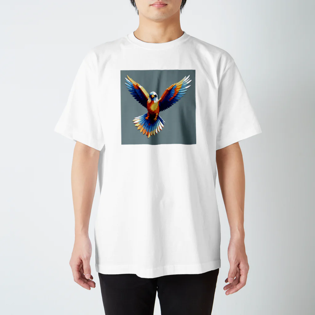 yu_rap_chの羽ばたく鳥 Regular Fit T-Shirt