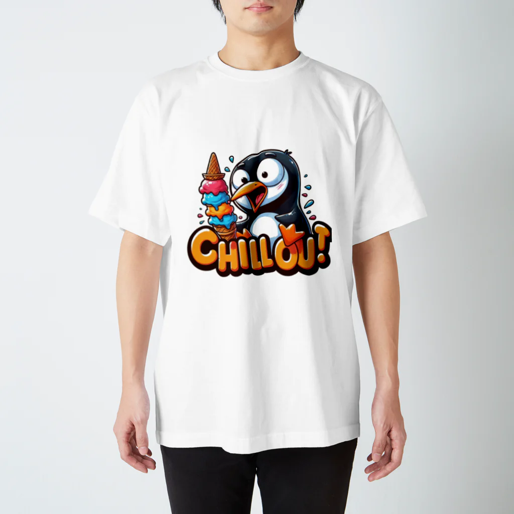 ユニークショップのChillペンギン Regular Fit T-Shirt