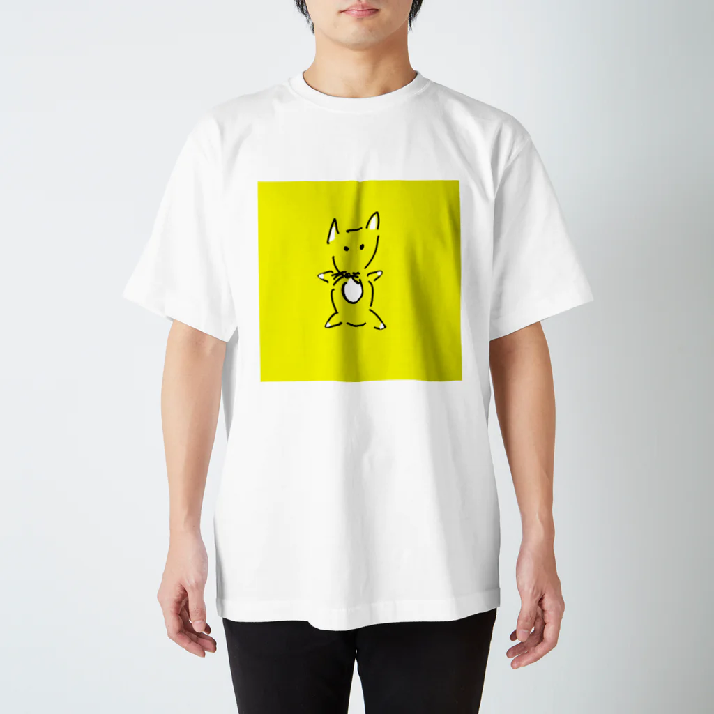 ぺんこりんのお絵描きハウスの黄ツネ スタンダードTシャツ