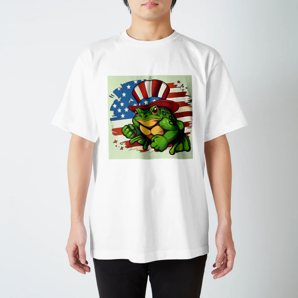 PEI-KUNのアメコミカエル スタンダードTシャツ