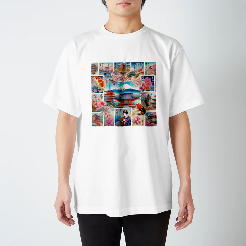 おくら🍥のくどい和柄4 スタンダードTシャツ