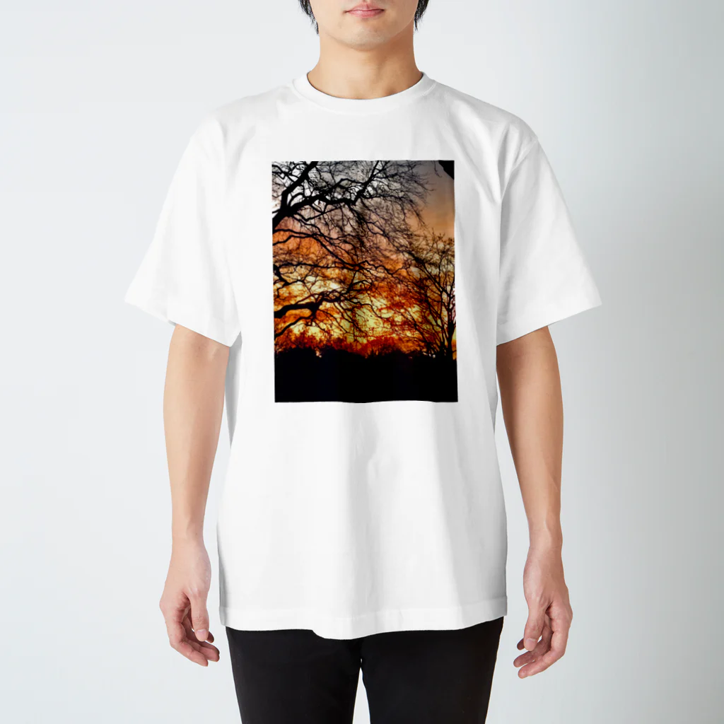 にものにもの店の夕焼けのあの日 スタンダードTシャツ