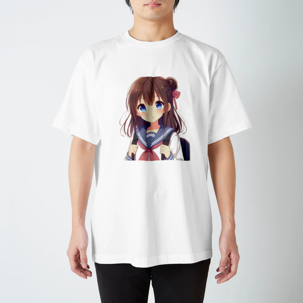 クノイチの館のもふもふでキュートな女の子 Regular Fit T-Shirt