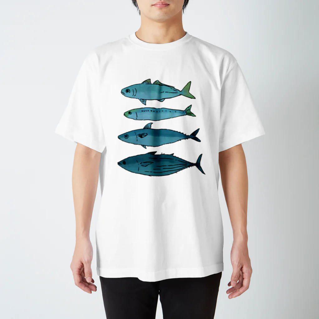 tomo0707222の青魚たち スタンダードTシャツ