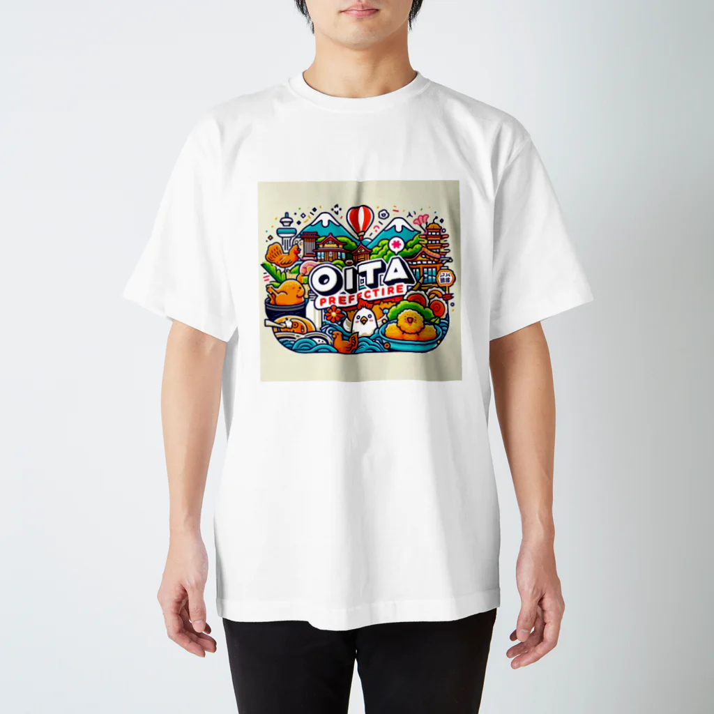 fujisakuraの大分県 スタンダードTシャツ