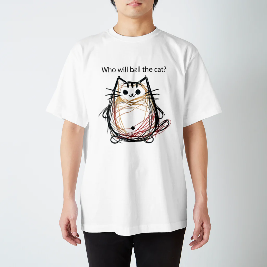 ねこの店の誰が猫に鈴をつけるのか？ スタンダードTシャツ