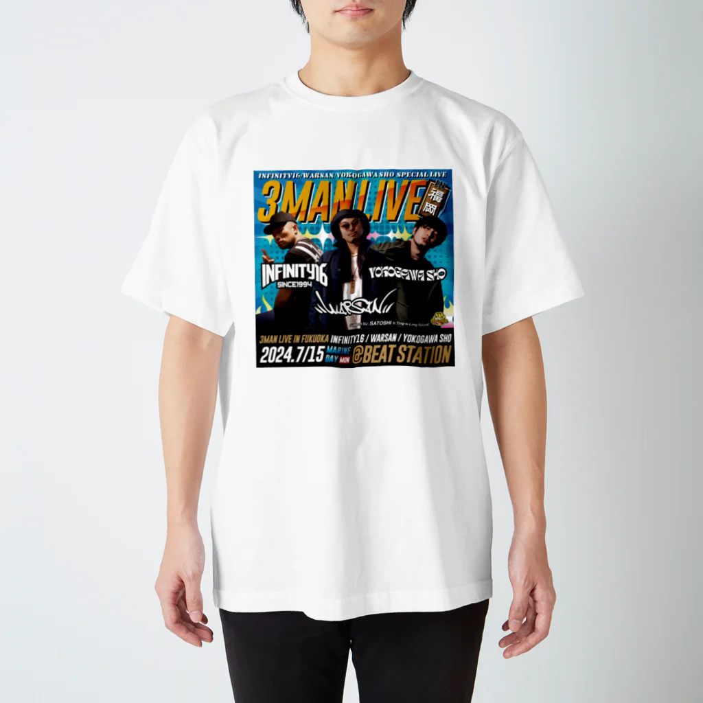 moochpの3MAN LIVE in福岡　Tシャツ スタンダードTシャツ