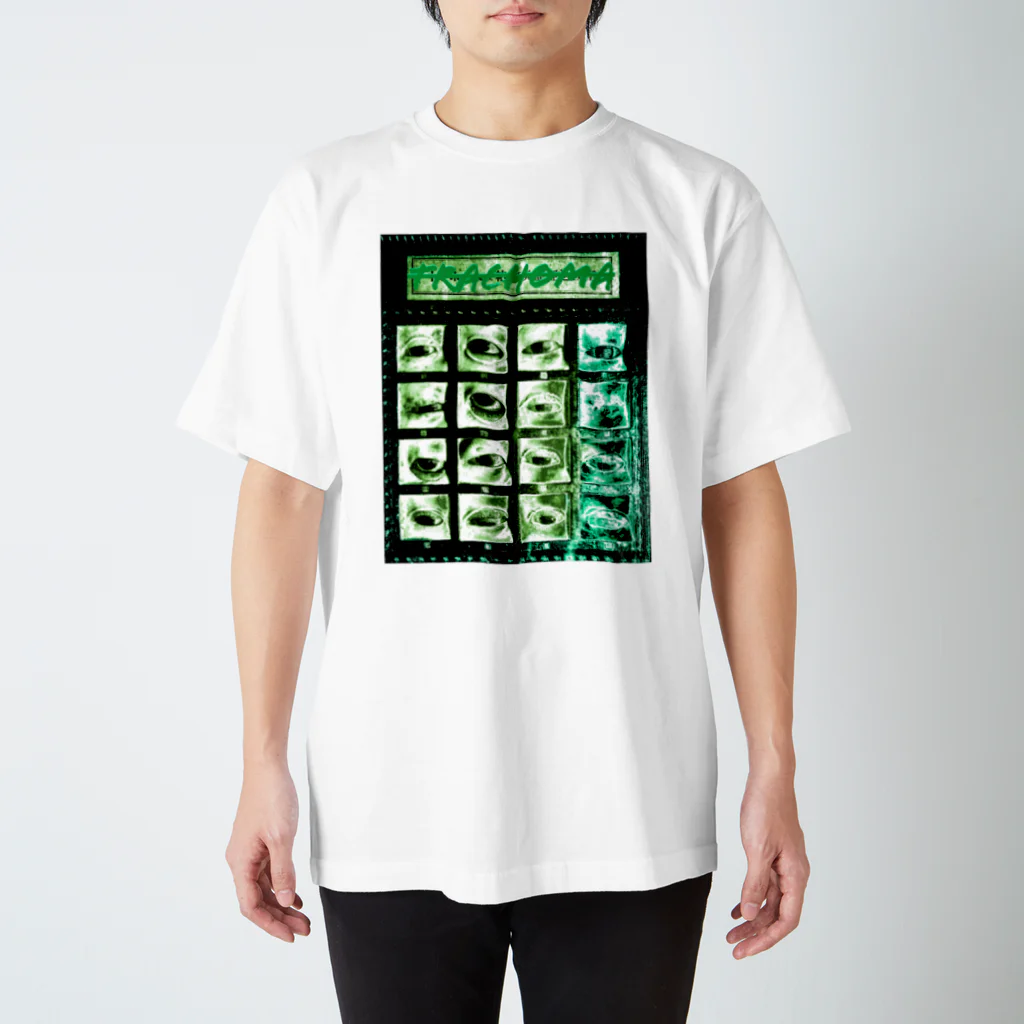 TAARAHANのトラホームシャツ　グリーン スタンダードTシャツ