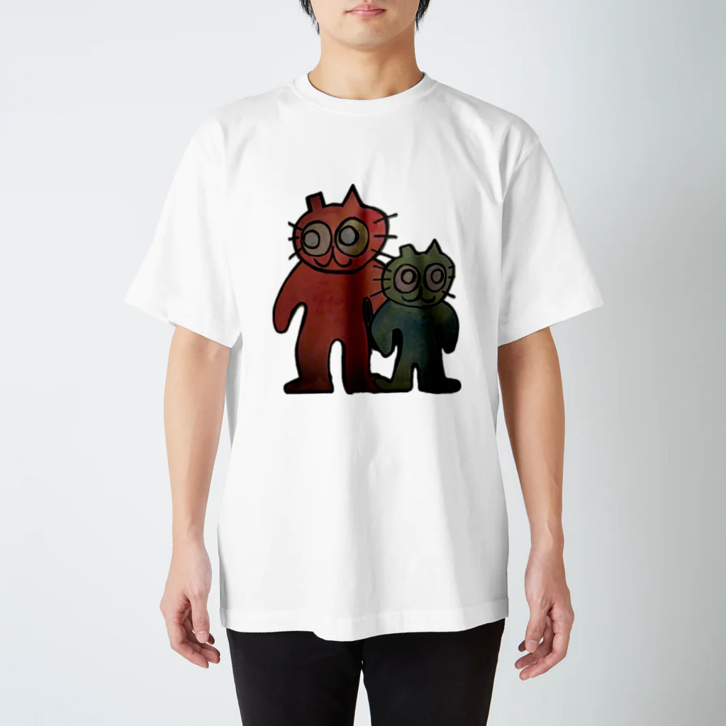 usaminアーティファクトの文明ねこ Regular Fit T-Shirt