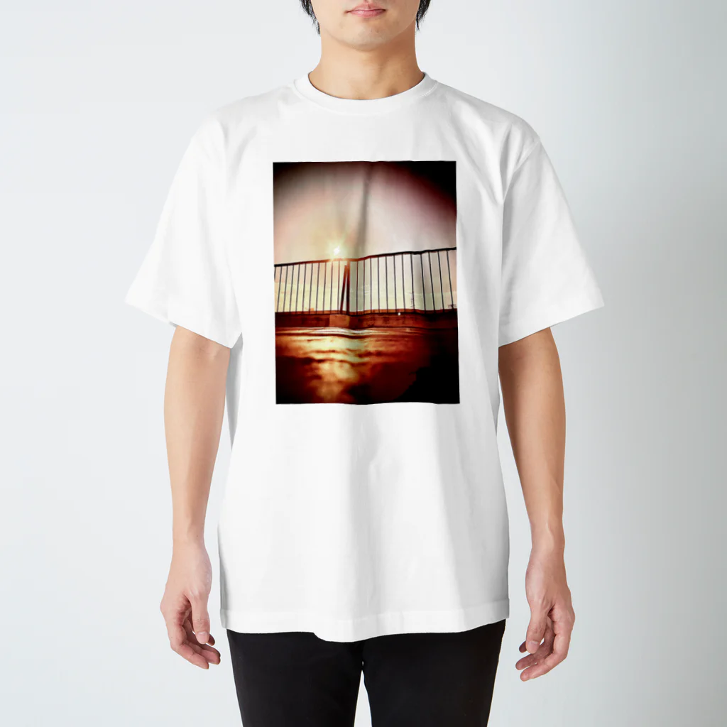 ウサギのブレブレの景色の景色 Regular Fit T-Shirt