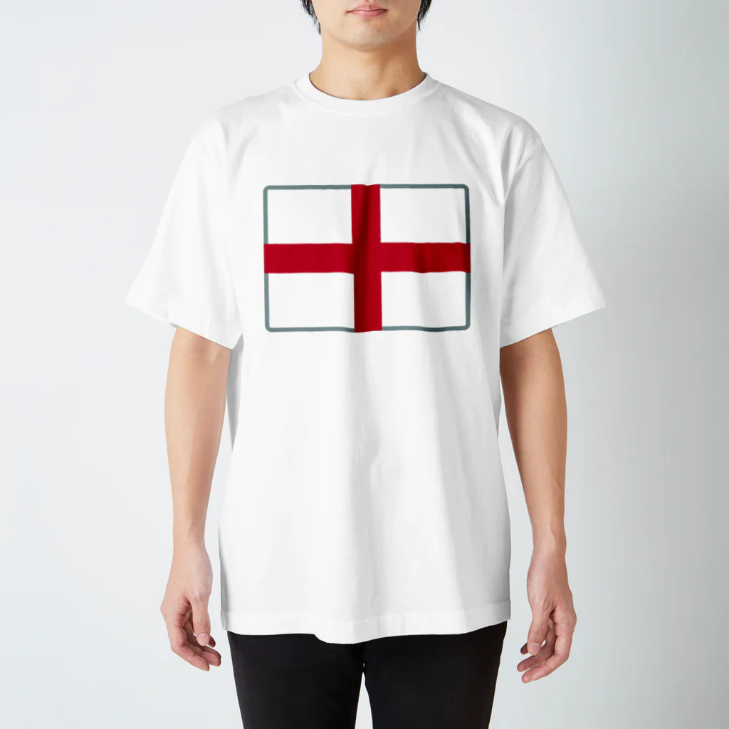 お絵かき屋さんのイングランドの国旗 スタンダードTシャツ