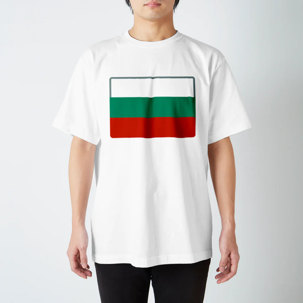 お絵かき屋さんのブルガリアの国旗 Regular Fit T-Shirt
