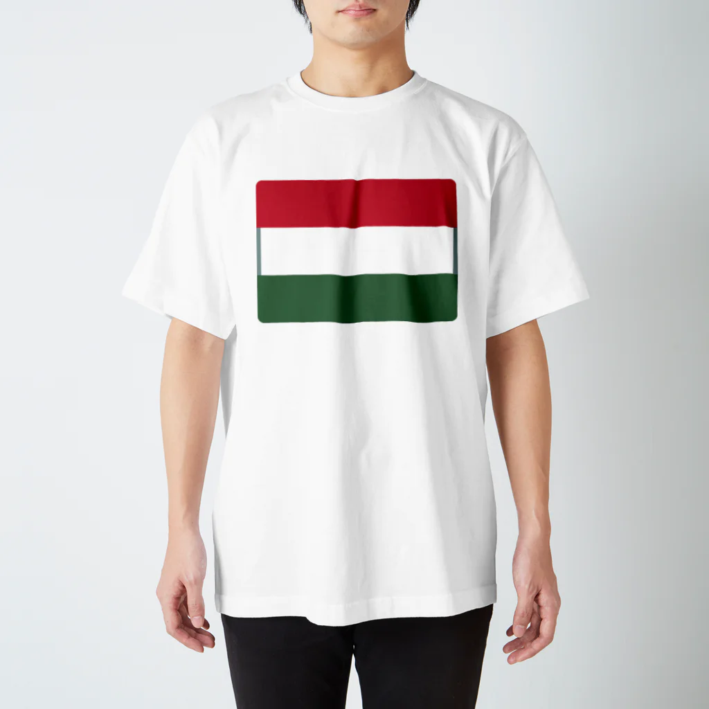 お絵かき屋さんのハンガリーの国旗 スタンダードTシャツ