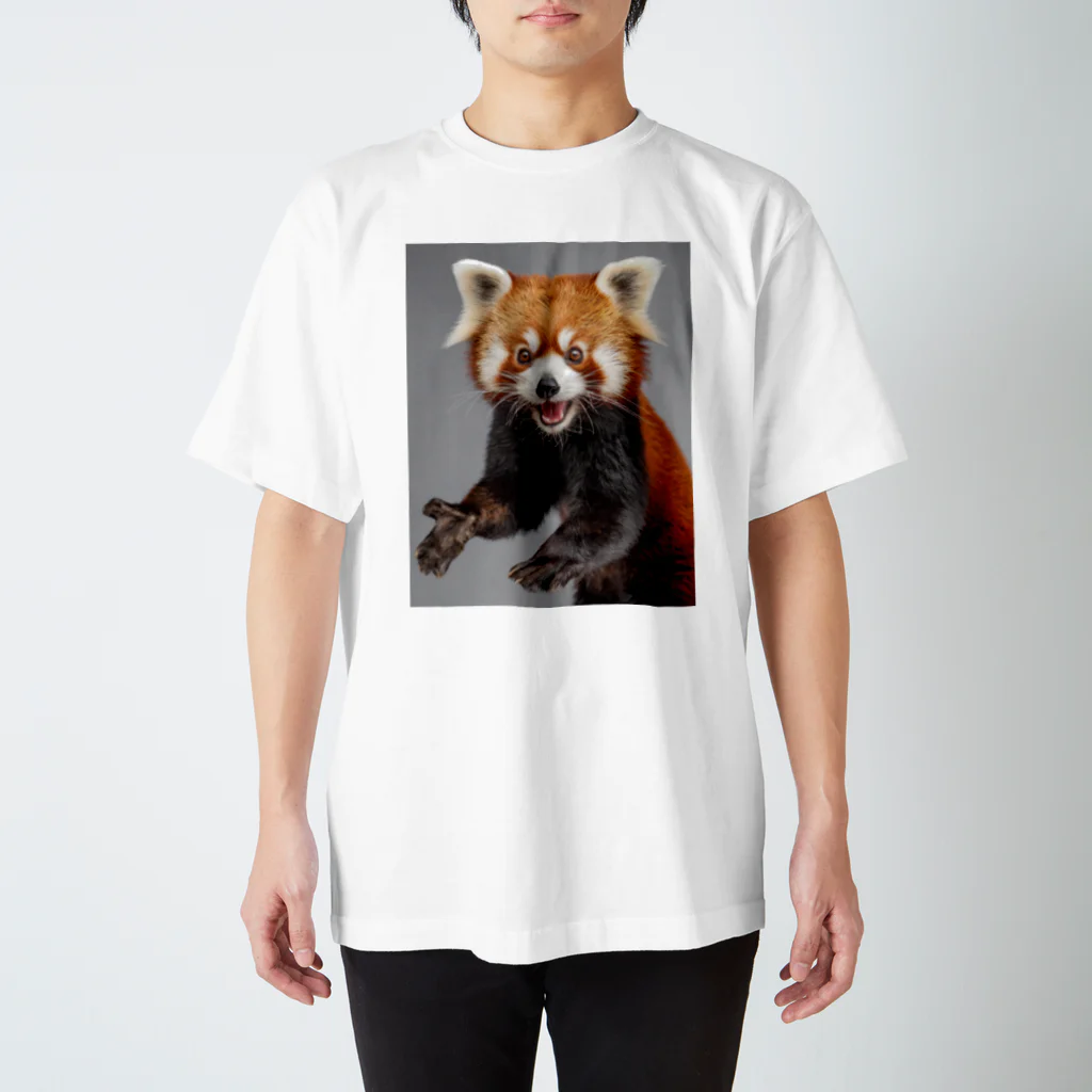 ポートレイト・アニマルズのレッサーパンダ🤷 スタンダードTシャツ