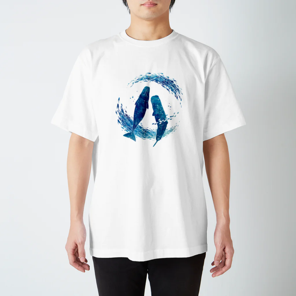 ラシマ工房の「Blue Pillars」 Regular Fit T-Shirt