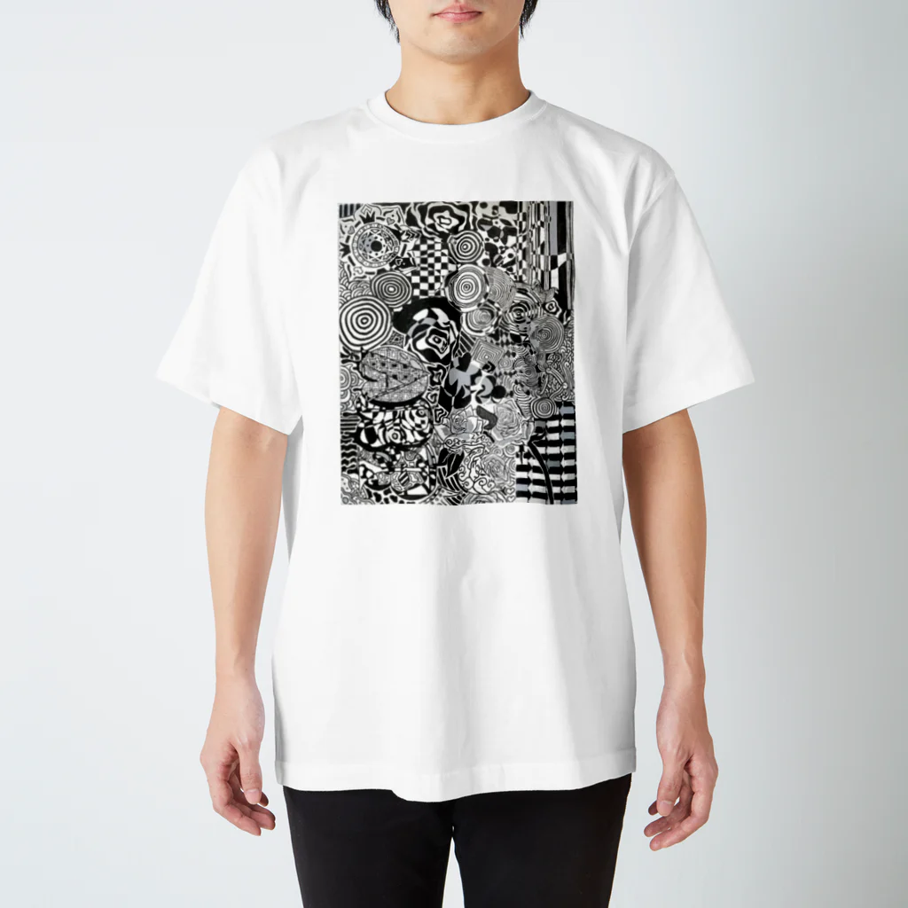 Kyon's PEP UP SHOPのM collection ー落描きだって一つのアートー スタンダードTシャツ