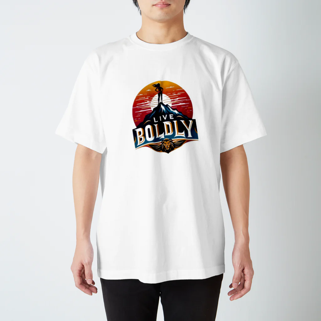 Positive feelingsのLive boldly スタンダードTシャツ