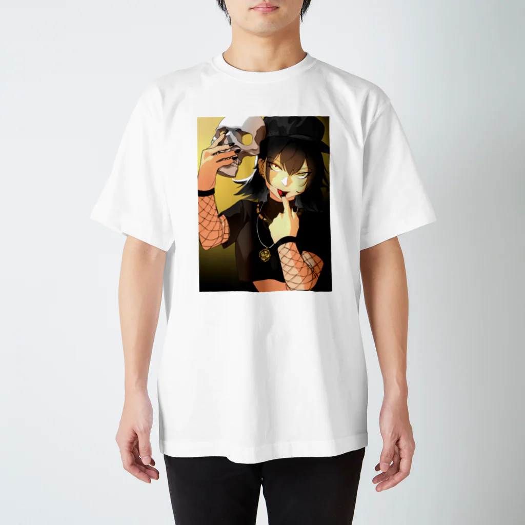 びびのかっこいい　かわいい　骸骨 Regular Fit T-Shirt