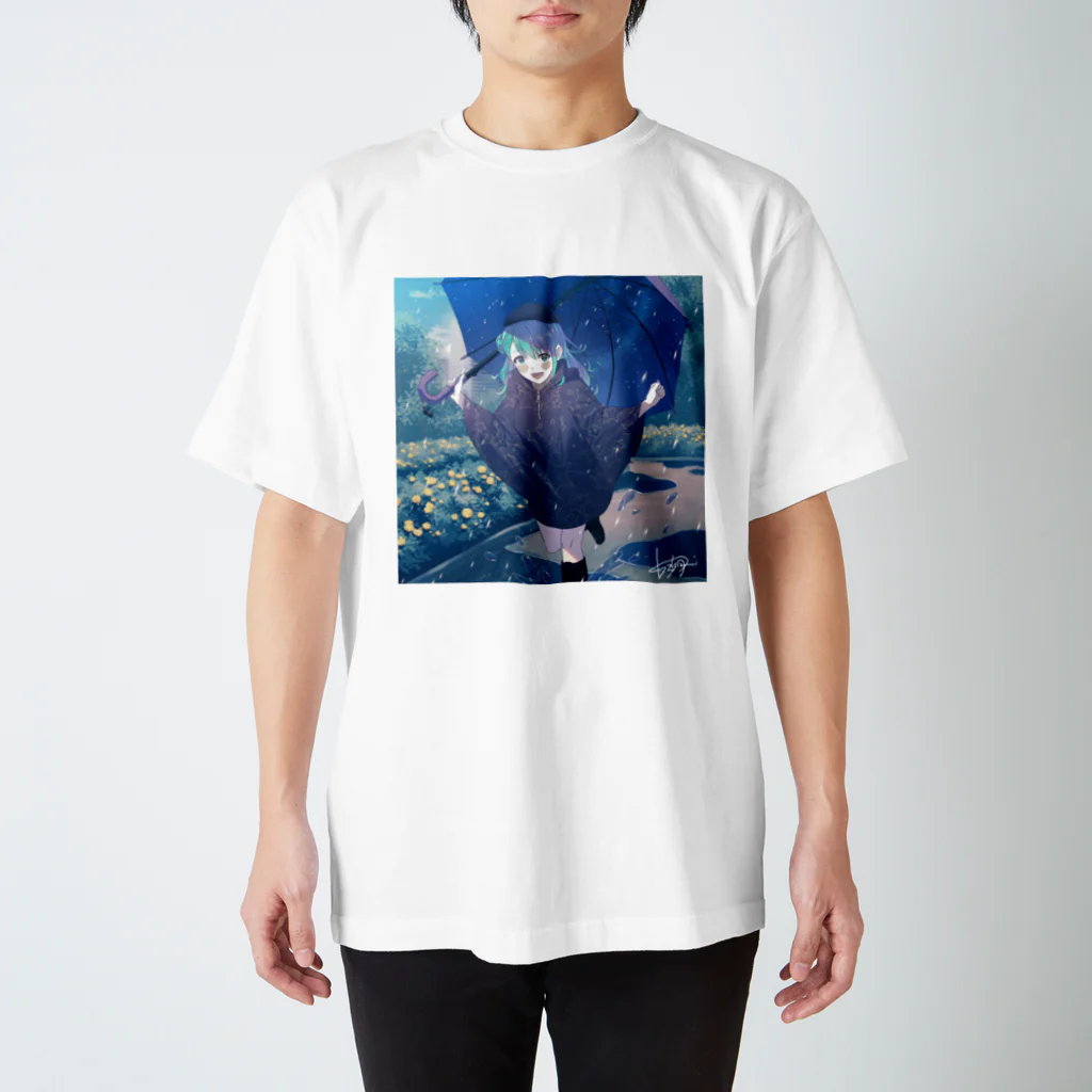  IRIAM公式ストアの花浅りいしゅ_illustration by 古弥月 Regular Fit T-Shirt