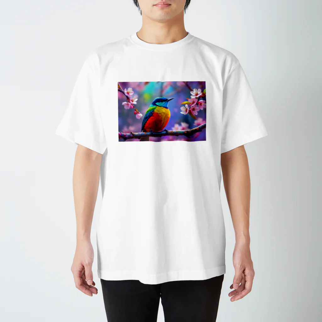 「彩花鳥（さいかちょう）」の彩鳥桜歌 スタンダードTシャツ