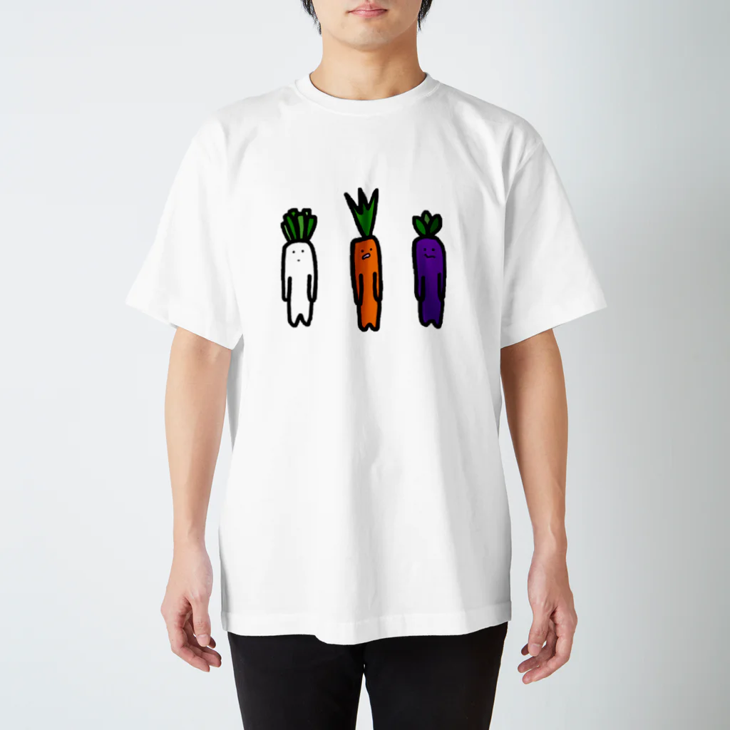 おふとぅんのお野菜食べよう スタンダードTシャツ