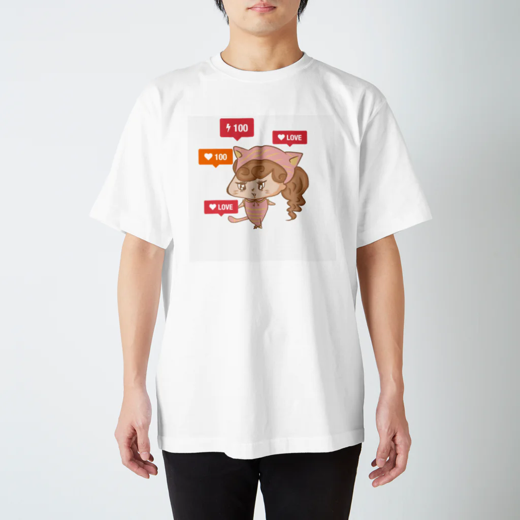 ふてちゃんのおとめにゃんふて スタンダードTシャツ