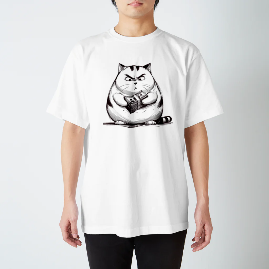 ねこったなぁのてっぺい スタンダードTシャツ