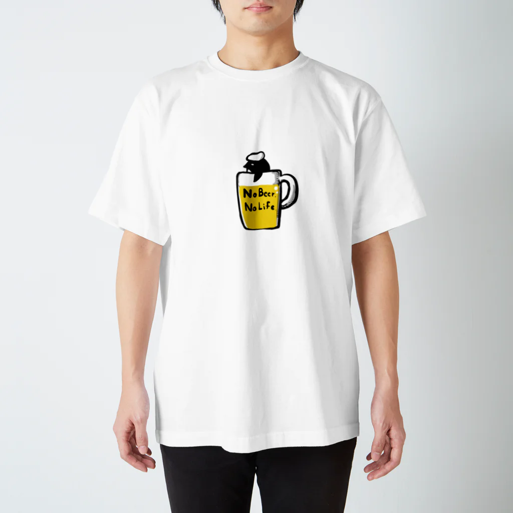 narumi kawaseのno beer no life スタンダードTシャツ