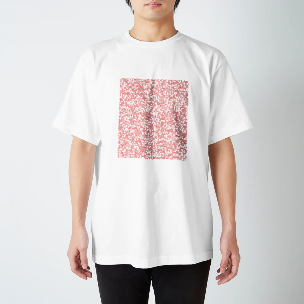 Friendly ChaosのデザインS(Red Cube) Regular Fit T-Shirt