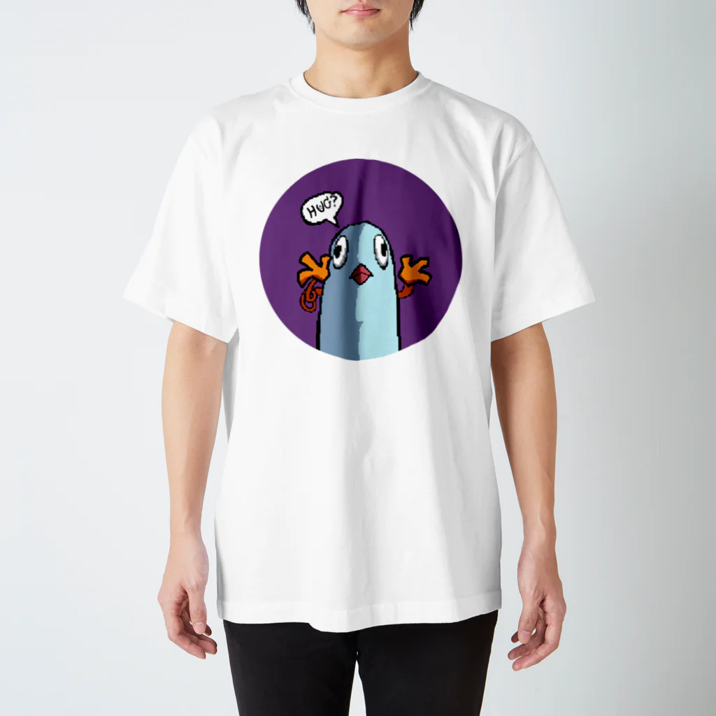 EXPigeonのHug Bird with love スタンダードTシャツ