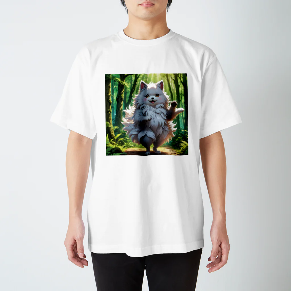 RM88の踊る猫様 Regular Fit T-Shirt