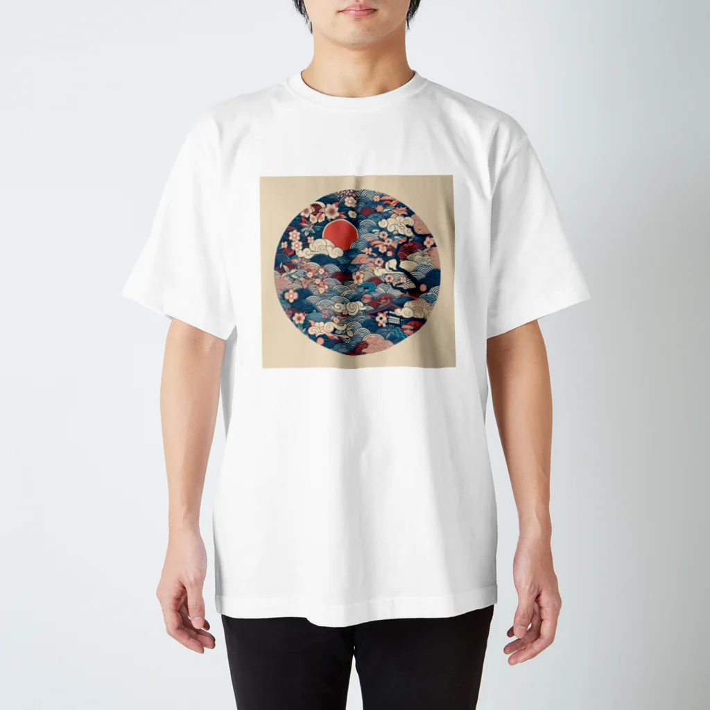 和柄webの和柄Tシャツ Regular Fit T-Shirt