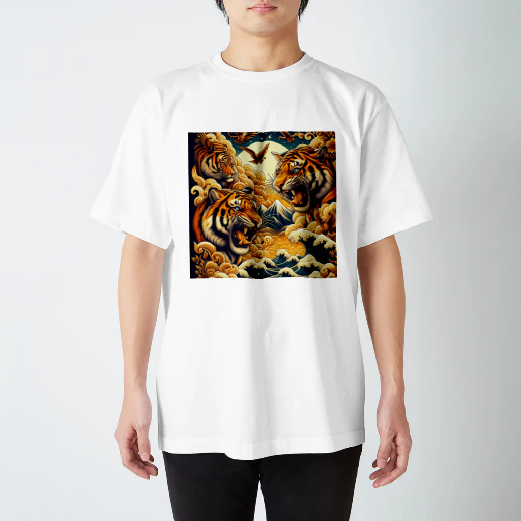 mi-coooの虎 スタンダードTシャツ