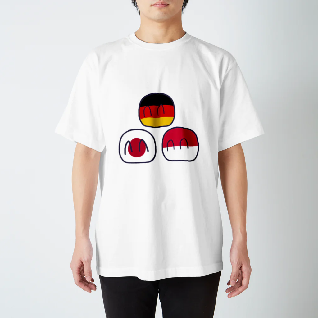 Shop of Haatania Ball (Polandball)のﾎﾟｰﾗﾝﾄﾞﾎﾞｰﾙ色々 Regular Fit T-Shirt