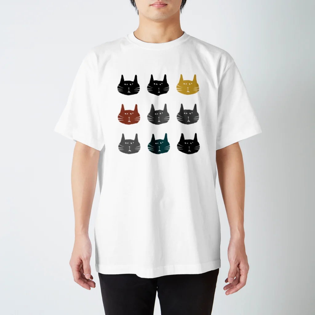 Yellow_Sparrowのいわく言いがたい猫の群れ Regular Fit T-Shirt