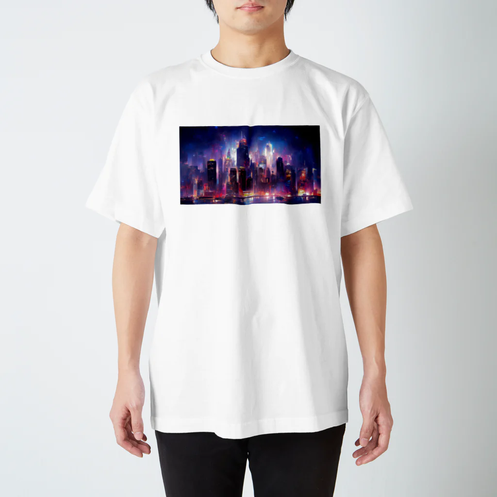 ryuhyuhoのnightless castle スタンダードTシャツ