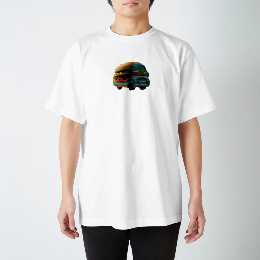 ASDESIGNのバーガーズバス Regular Fit T-Shirt