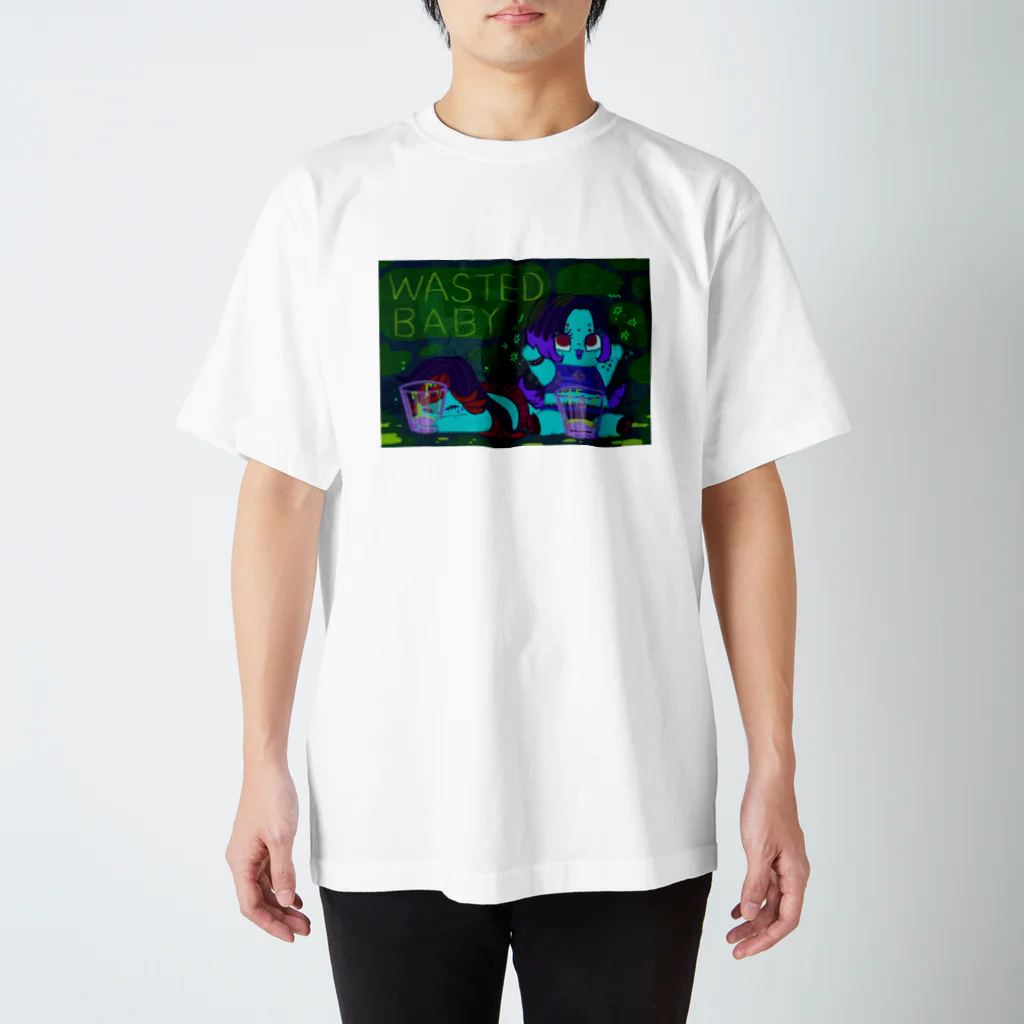 RiviのWasted baby スタンダードTシャツ