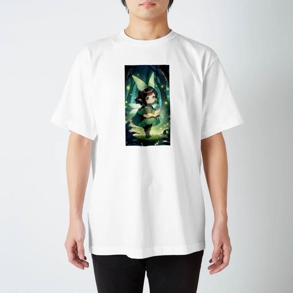 neko_28の森の妖精ちゃん Regular Fit T-Shirt