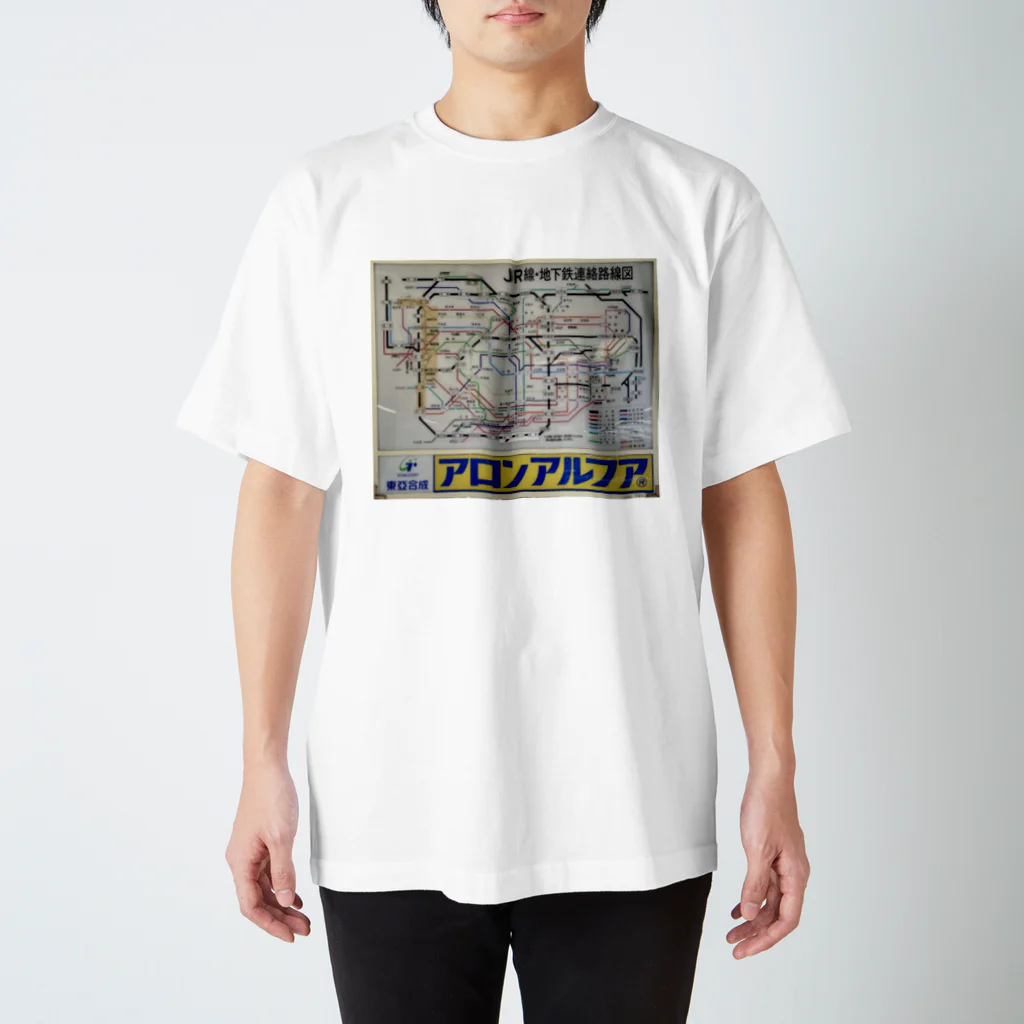 a_mapの路線図 スタンダードTシャツ