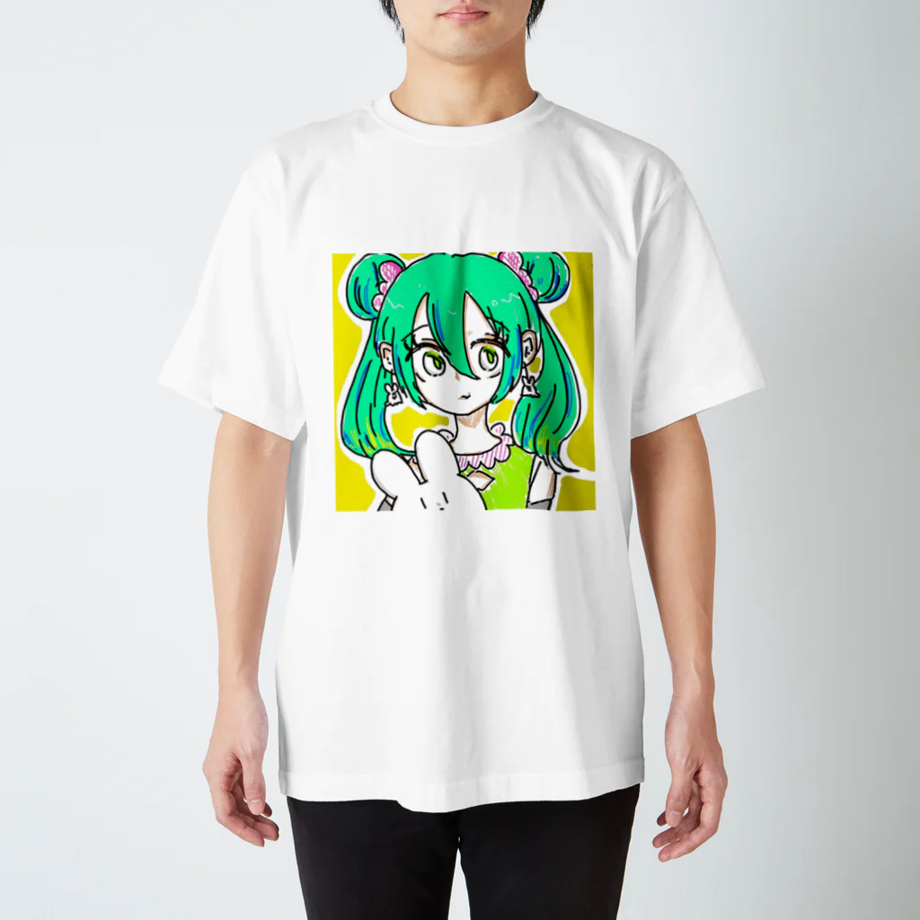 香ばしいの香ミク きらり スタンダードTシャツ