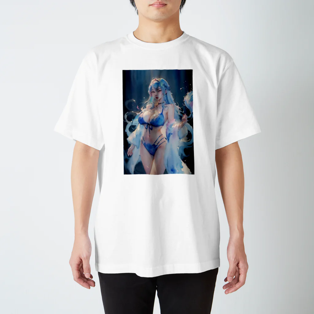 D-system（水彩屋）の水の踊り子モニカ　水衣ver Regular Fit T-Shirt