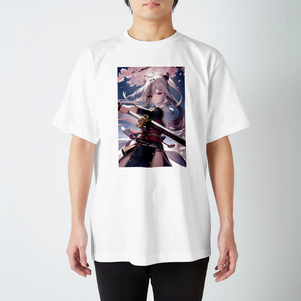 K-zuFACTORYのSAKURa-桜戦姫- Regular Fit T-Shirt