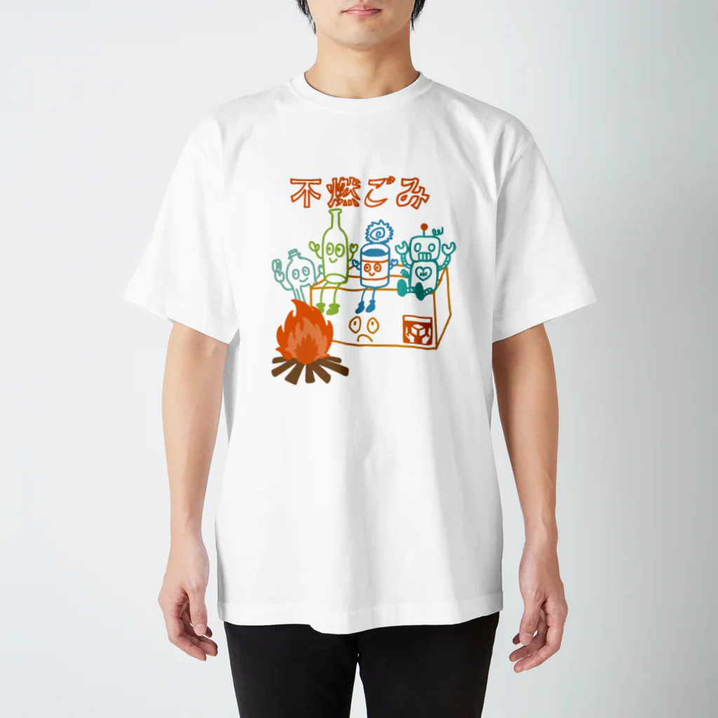 北ﾏｸﾗの国からのチーム不燃ごみ スタンダードTシャツ