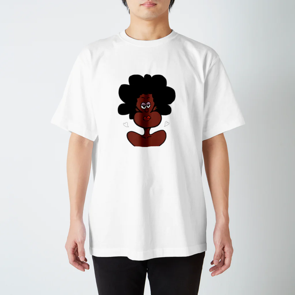 かえでのBlackWoman スタンダードTシャツ