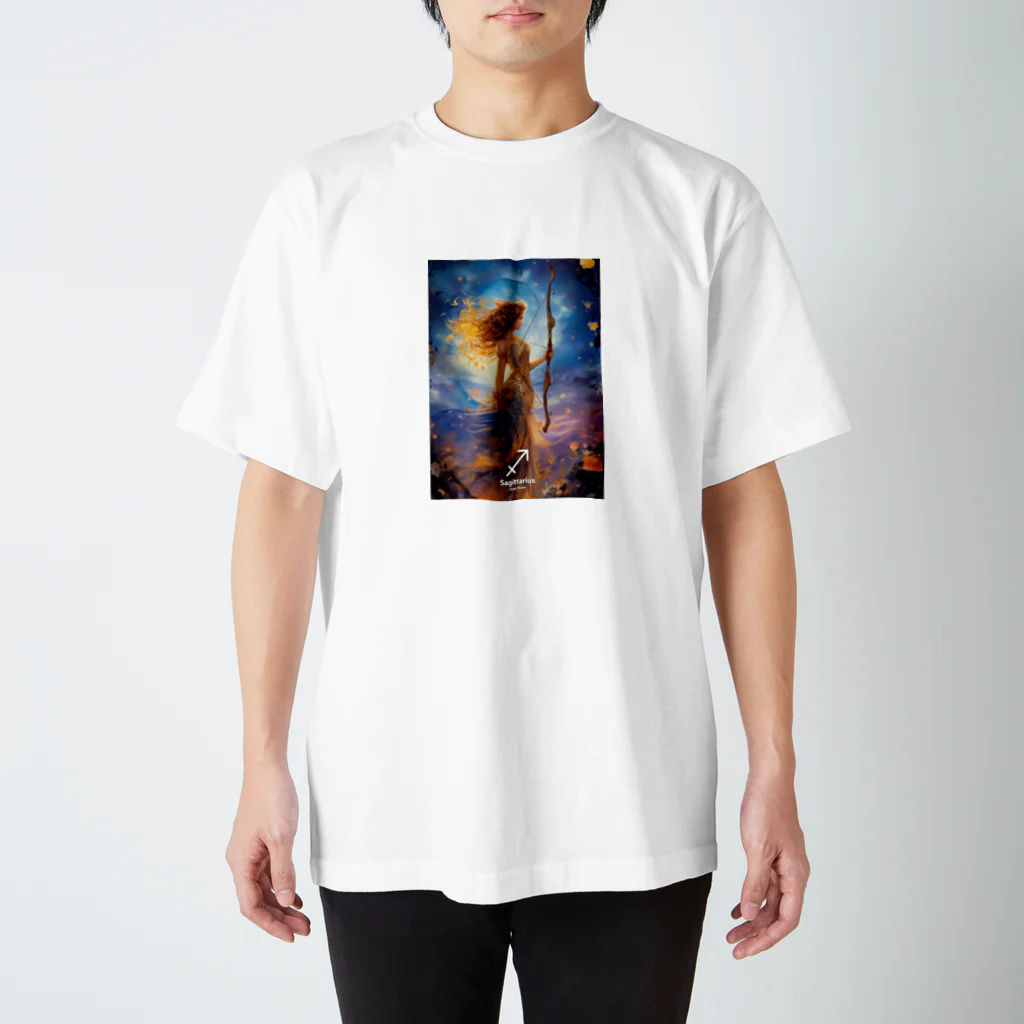 フォアネイル開運ショップの射手座（Sagittarius） スタンダードTシャツ