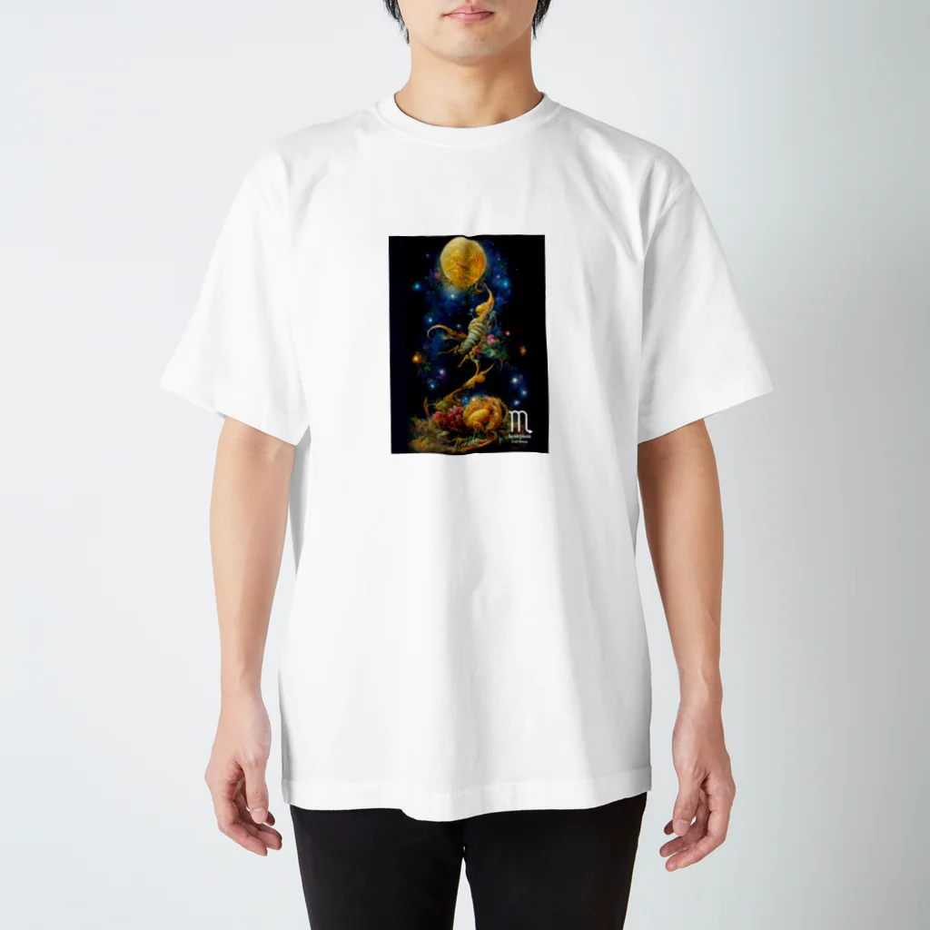 フォアネイル開運ショップの蠍座（Scorpio） スタンダードTシャツ