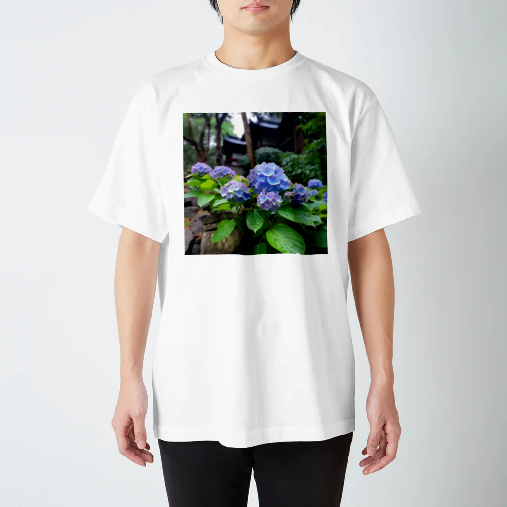 AQUAMETAVERSEのあじさいの癒やしのひととき　なでしこ1478 スタンダードTシャツ