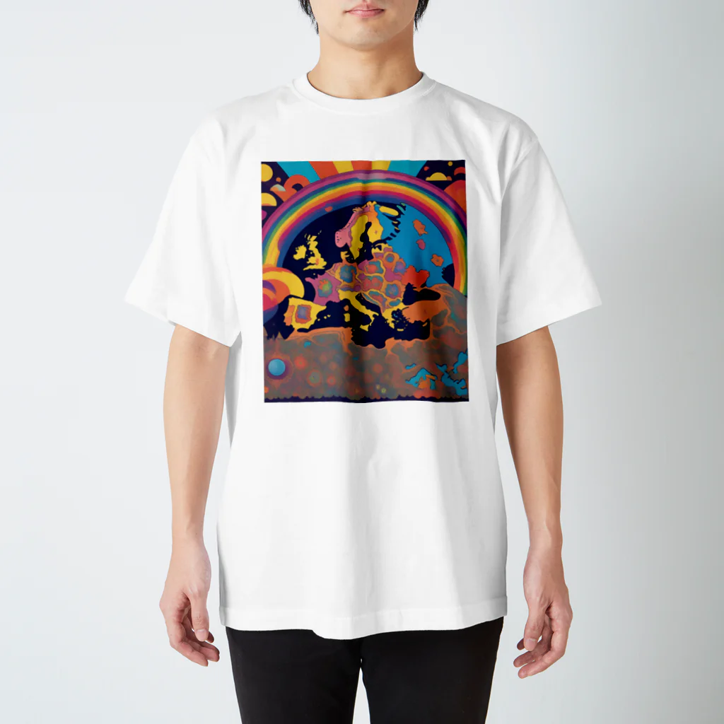 Unique ExistenceのEurope Regular Fit T-Shirt