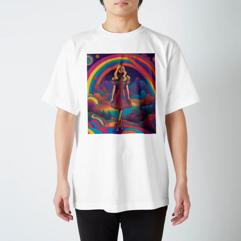 Unique Existenceのpsych girl Regular Fit T-Shirt